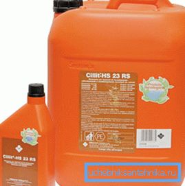 Liquide de rinçage concentré pour radiateur Cillit-HS 23 RS Liquide de rinçage concentré pour radiateur Cillit-HS 23 RS