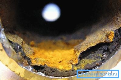 Corrosion des tuyaux Corrosion des tuyaux