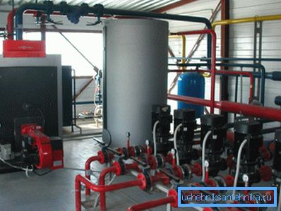 Chaufferie pour immeubles de grande hauteur. Chaufferie pour immeubles de grande hauteur.