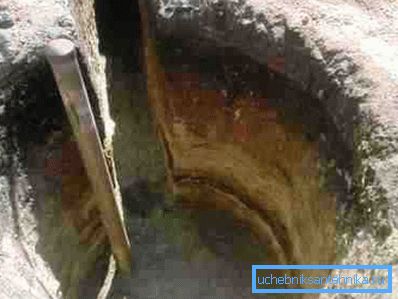 Fossé pour installer le caisson Fossé pour installer le caisson