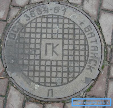 Plaque d'égout en fonte Plaque d'égout en fonte