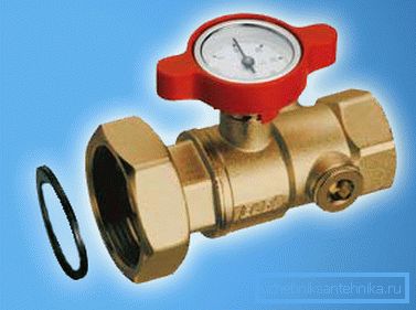 Robinet en laiton pour manomètre avec drain Robinet en laiton pour manomètre avec drain