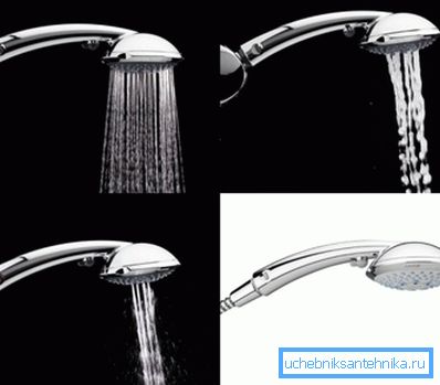 L'arrosage peut avoir plusieurs modes d'approvisionnement en eau.