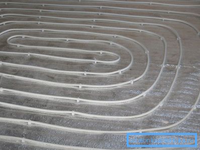 Ligne de chauffage en spirale