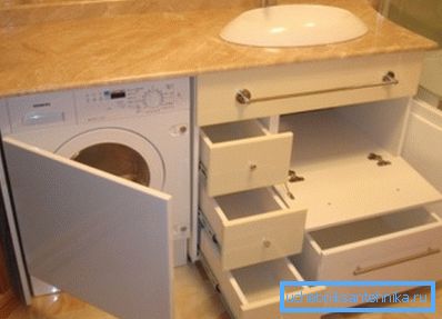 Photo amateur du meuble d'origine sous l'évier, ce qui implique le placement de nombreux tiroirs et appareils ménagers Photo amateur du meuble d'origine sous l'évier, ce qui implique le placement de nombreux tiroirs et appareils ménagers