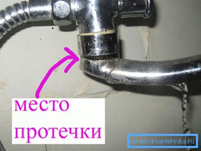 Photo amateur d'un produit similaire montrant l'emplacement d'une fuite d'eau Photo amateur d'un produit similaire montrant l'emplacement d'une fuite d'eau