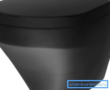 La cuvette des toilettes noir mat est plus pratique La cuvette des toilettes noir mat est plus pratique