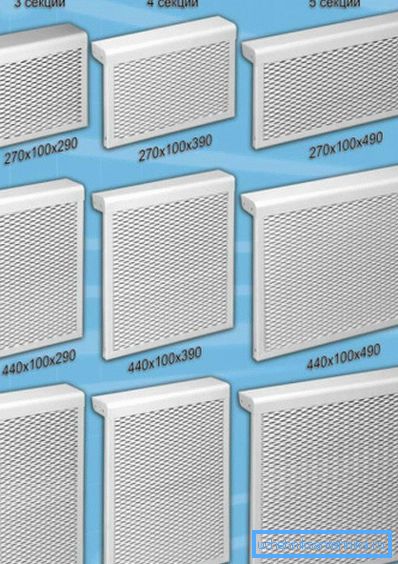 Les écrans métalliques pour radiateurs produisent différentes tailles Les écrans métalliques pour radiateurs produisent différentes tailles