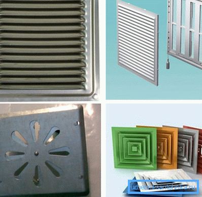 Grilles métalliques pour la ventilation de différentes formes et utilisations