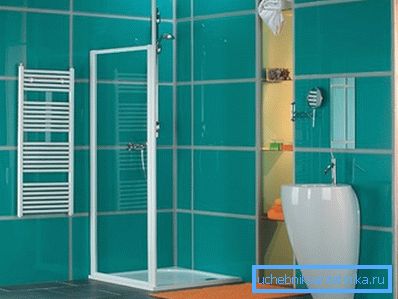 Cabine de douche minimaliste avec des dimensions de 80x80 cm