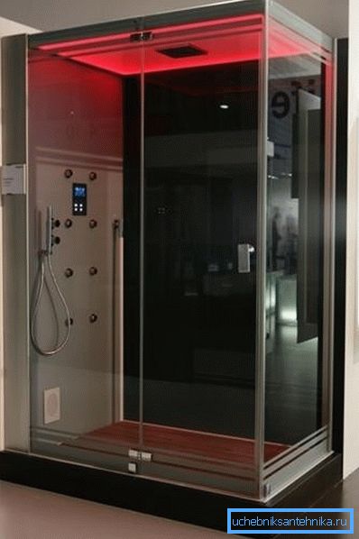 Modèle avec sauna infrarouge. Modèle avec sauna infrarouge.