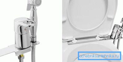Modification avec montage directement sur la cuvette Modification avec montage directement sur la cuvette