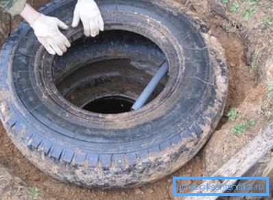 Installation de structures de drainage des pneus. Installation de structures de drainage des pneus.