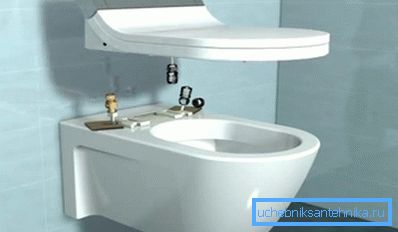 Monter le couvercle du bidet Monter le couvercle du bidet