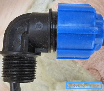 L'installation est effectuée sur des raccords standard.