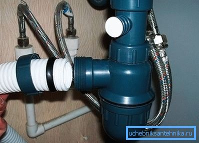 3929 Installation du siphon et raccordement à l'égout