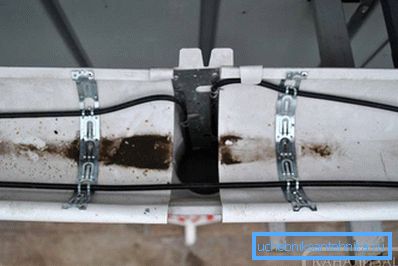 Installation dans les gouttières