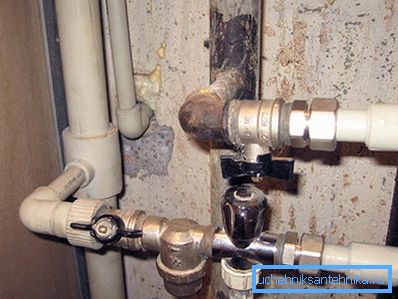 Installation de l'approvisionnement en eau