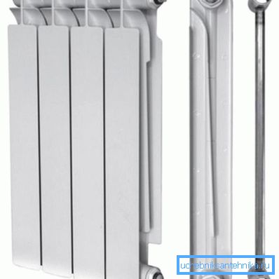 La puissance de la section de radiateur bimétallique dépend du fabricant. La puissance de la section de radiateur bimétallique dépend du fabricant.