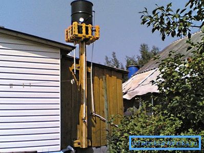Aux dachas, cependant, le baril noirci habituel est souvent utilisé pour chauffer de l'eau. Aux dachas, cependant, le baril noirci habituel est souvent utilisé pour chauffer de l'eau.
