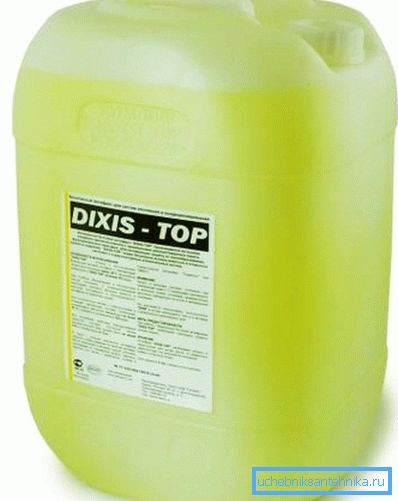 Dans la photo - antigel pour le système de chauffage. Dans la photo - antigel pour le système de chauffage.