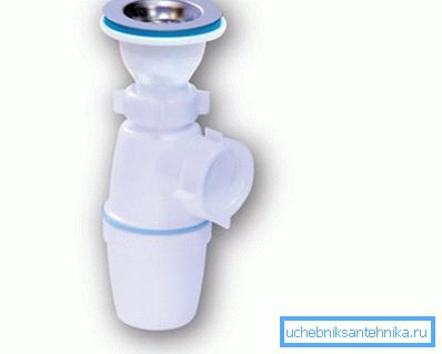 Sur la photo - siphon à bouteille