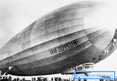 Sur la photo - le dirigeable allemand Graf Zeppelin. Duralumin a été utilisé pour la construction d’un cadre rigide rendant l’avion résistant aux rafales de vent.