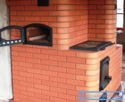 Sur l'appareil de chauffage et de cuisson photo. Sur l'appareil de chauffage et de cuisson photo.