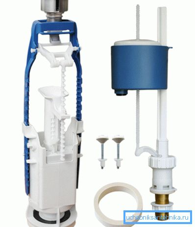 Sur la photo, une valve en plastique. Sur la photo, une valve en plastique.
