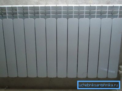 Dans la photo - système de chauffage