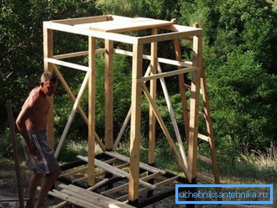 Sur la photo - la construction du cadre bat son plein Sur la photo - la construction du cadre bat son plein