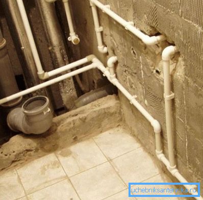 Sur la photo - le pipeline à partir des tuyaux CPD Sur la photo - le pipeline à partir des tuyaux CPD