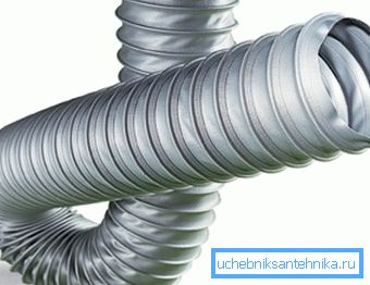 Sur la photo - tuyau flexible de ventilation Sur la photo - tuyau flexible de ventilation