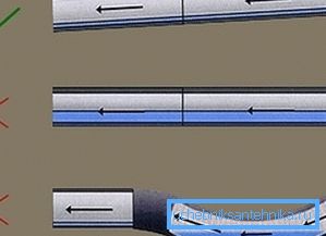 La figure montre l'emplacement correct et la pente incorrecte du pipeline.
