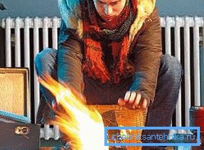 Il est possible de chauffer la pièce non seulement avec une chaudière à gaz Il est possible de chauffer la pièce non seulement avec une chaudière à gaz