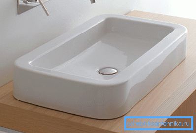 Posé sur le réservoir pour se laver les mains Posé sur le réservoir pour se laver les mains