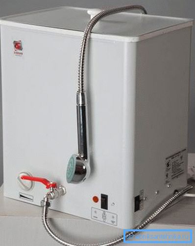 Chaudière de douche en vrac dans le pays