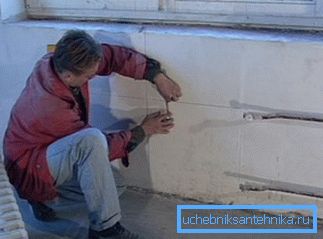Marquage sur le mur