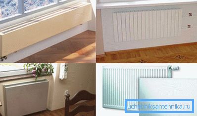 Convecteurs muraux de différents types de chauffage Convecteurs muraux de différents types de chauffage