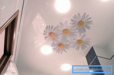 Plafond tendu rend la pièce plus haute, en plus, il peut être dépeint une variété de compositions Plafond tendu rend la pièce plus haute, en plus, il peut être dépeint une variété de compositions