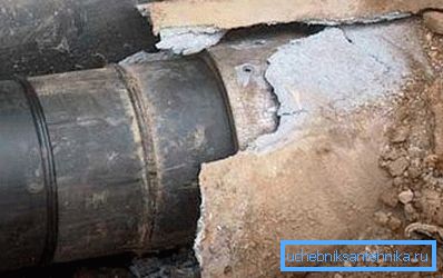 Un nouveau tuyau est tiré à l'intérieur de l'ancien. Un nouveau tuyau est tiré à l'intérieur de l'ancien.