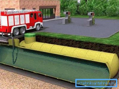 Le volume du réservoir d'eau est calculé individuellement en fonction des spécificités d'un objet particulier.