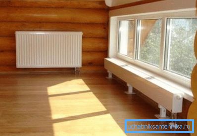 Chauffe dans une maison en bois