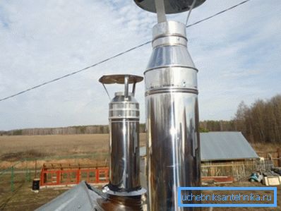 Très souvent, une option est utilisée dans laquelle des tuyaux avec revêtement extérieur en acier inoxydable sont utilisés de l'intérieur et galvanisés à l'intérieur, ceci permet d'améliorer l'apparence de la section de rue du tuyau et d'économiser des éléments non visibles. Très souvent, une option est utilisée dans laquelle des tuyaux avec revêtement extérieur en acier inoxydable sont utilisés de l'intérieur et galvanisés à l'intérieur, ceci permet d'améliorer l'apparence de la section de rue du tuyau et d'économiser des éléments non visibles.