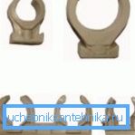 Clip de fixation simple et double pour tuyau de 20 mm Clip de fixation simple et double pour tuyau de 20mm