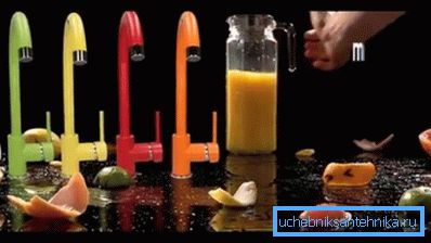 Mélangeurs de cuisine de couleur à levier unique (joystick) Mélangeurs de cuisine de couleur à levier unique (joystick)