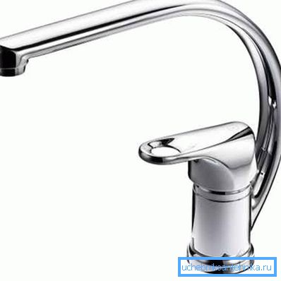 Mitigeur d'évier monocommande avec bec haut Mitigeur d'évier monocommande avec bec haut
