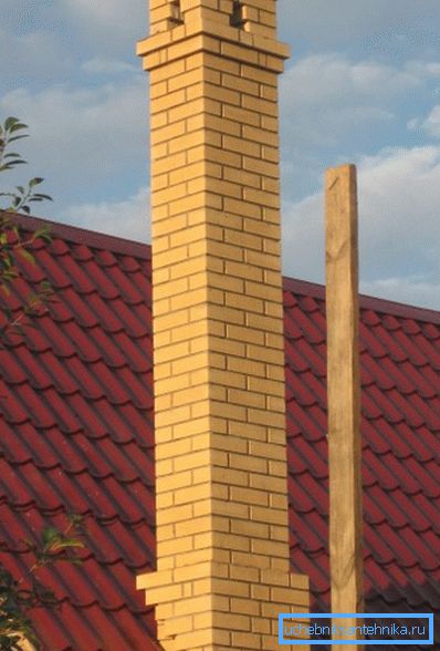 La hauteur optimale de la cheminée en brique