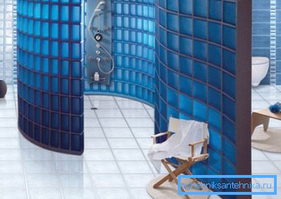 La douche en verre d'origine La douche en verre d'origine