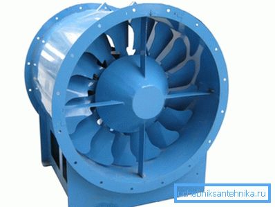 Ventilateur industriel axial. Ventilateur industriel axial.